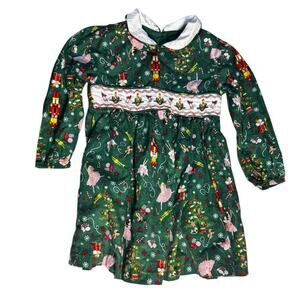 Iris & Ivy Baby Girls Nutcracker Smocked Holiday Dress – Size 24M